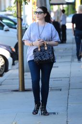 Michelle Trachtenberg Street Style - Out in LA, October 2015