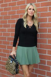 Nicky Hilton Rothschild in a Green Mini-Skirt in Beverly Hills - October 2015