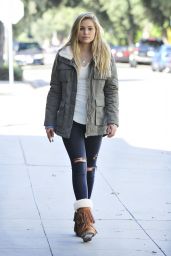 Olivia Holt Casual Style - Out on Melrose Avenue in Los Angeles, October 2015