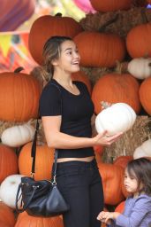 Paris Berelc at a Pumpkin Patch in Los Angeles, October 2015