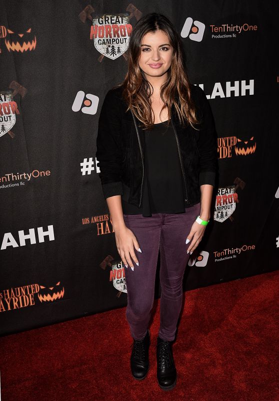 Rebecca Black – Griffith Park Haunted Hayride Opening Night in LA