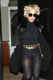 Rita Ora Fashion - Leaving a Hotel in London, October 2015