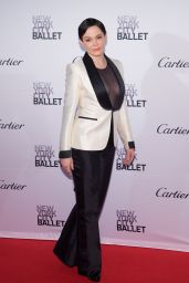 Rose McGowan - 2015 New York City Ballet Fall Gala