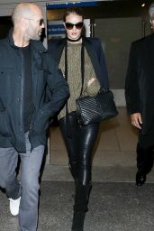 Rosie Huntington-Whiteley Airport Style - at LAX Airport, October 2015
