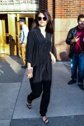 Selena Gomez - Leaving the iHeartRadio Studios in New York City, October 2015