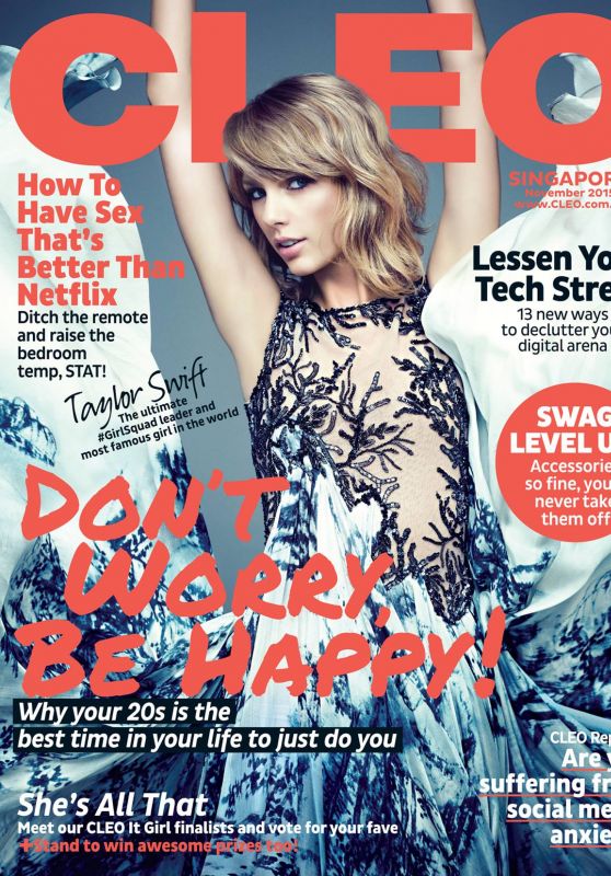 Taylor Swift - Cleo Magazine Singapore November 2015 Cover