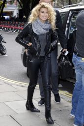 Tori Kelly - Arriving at the Kiss FM Radio Studios in London, October 2015