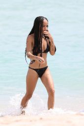 Zoe Kravitz Bikini Pics - at a Beach in Miami, October 2015