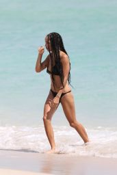 Zoe Kravitz Bikini Pics - at a Beach in Miami, October 2015