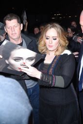 Adele - Outside a Hotel in New York City, November 2015