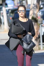 Alessandra Ambrosio - Makes Her Way to a Yoga Class in Brentwood, November 2015