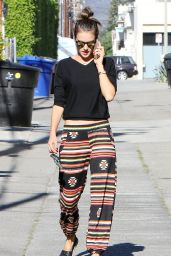 Alessandra Ambrosio Street Style - Out in West Hollywood, November 2015
