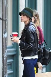 Allison Williams - The Seaport District and Fashion Boutique Seaport Studios in NYC, November 2015