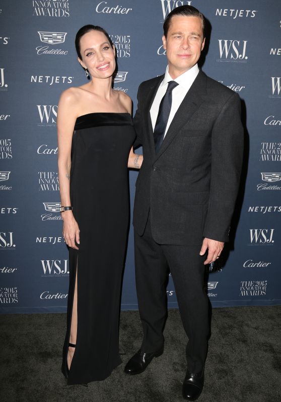 Angelina Jolie and Brad Pitt - WSJ Mag Innovator Awards in New York ...