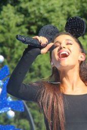 Ariana Grande - Performing at Disney Parks Christmas Parade Orlando, November 2015