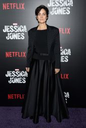Carrie-Anne Moss - Jessica Jones Series Premiere at Regal E-Walk