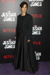 Carrie-Anne Moss - Jessica Jones Series Premiere at Regal E-Walk