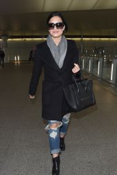 Demi Lovato - Heathrow Airport in London, November 2015 • CelebMafia