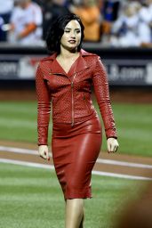 Demi Lovato - MLB World Series Game Four at the Citi Field in New York City, October 2015