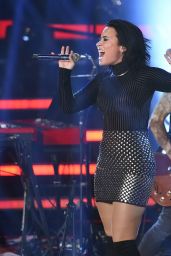 Demi Lovato -Performs at Swedish Idol, November 2015