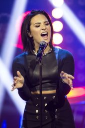 Demi Lovato - Talk Show at Senkveld in Sweden, November 2015