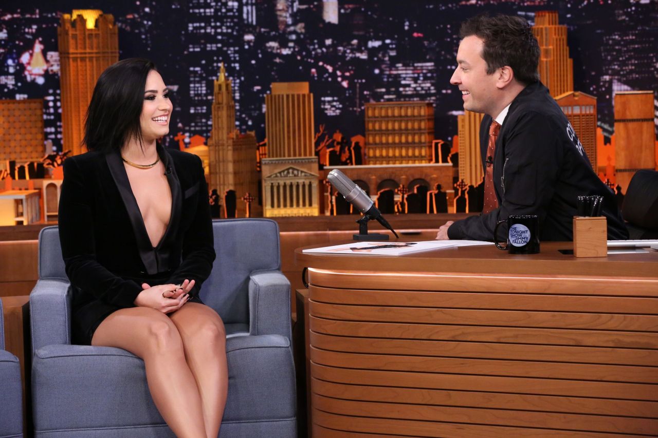 Demi Lovato - The Tonight Show in New York City, October 2015.
