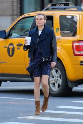 Diane Kruger Casual Style - Out in Soho New York, November 2015