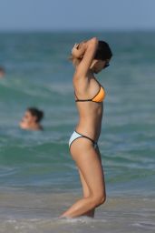 Eiza Gonzalez in a Bikini on Miami Beach, November 2015
