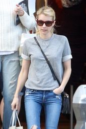 Emma Roberts - Shopping in Los Angeles, November 2015