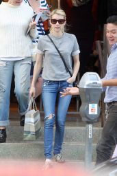 Emma Roberts - Shopping in Los Angeles, November 2015