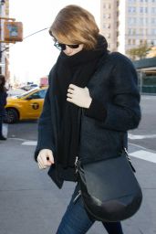 Emma Stone Autumn Style -  New York City, November 2015