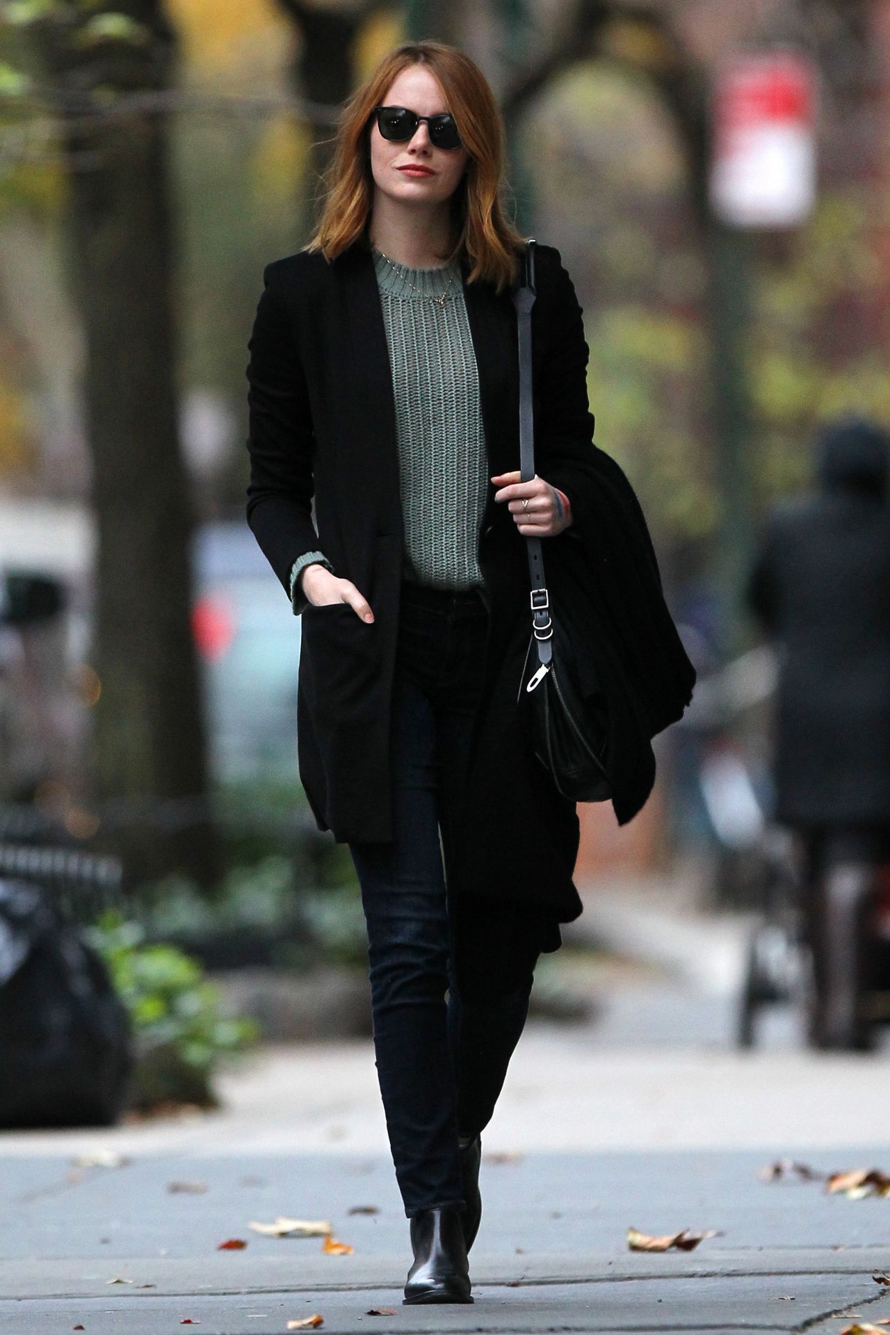 Emma Stone Casual Style - New York City, 11/18/2015