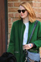 Emma Stone Style - Out in NYC, November 2015