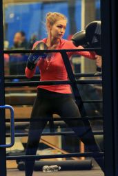 Gigi Hadid at a Boxing Class in New York City, November 2015