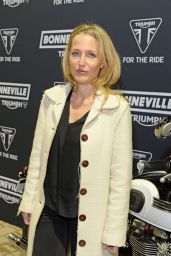 Gillian Anderson - Triumph Motorcycle Global Bonneville Launch Party in London