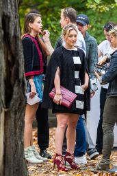 Hilary Duff and Sutton Foster on the Set of 