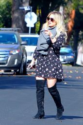 Hilary Duff Casual Style - Out in LA, November 2015