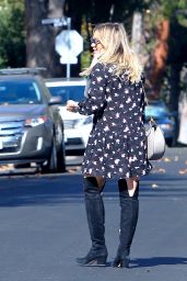 Hilary Duff Casual Style - Out in LA, November 2015