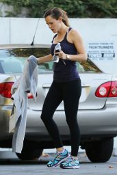 Jennifer Garner - Leaving the Gym in Los Angeles, November 2015