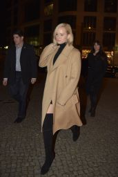 Jennifer Lawrence Going to Dinner in Berlin, November 2015