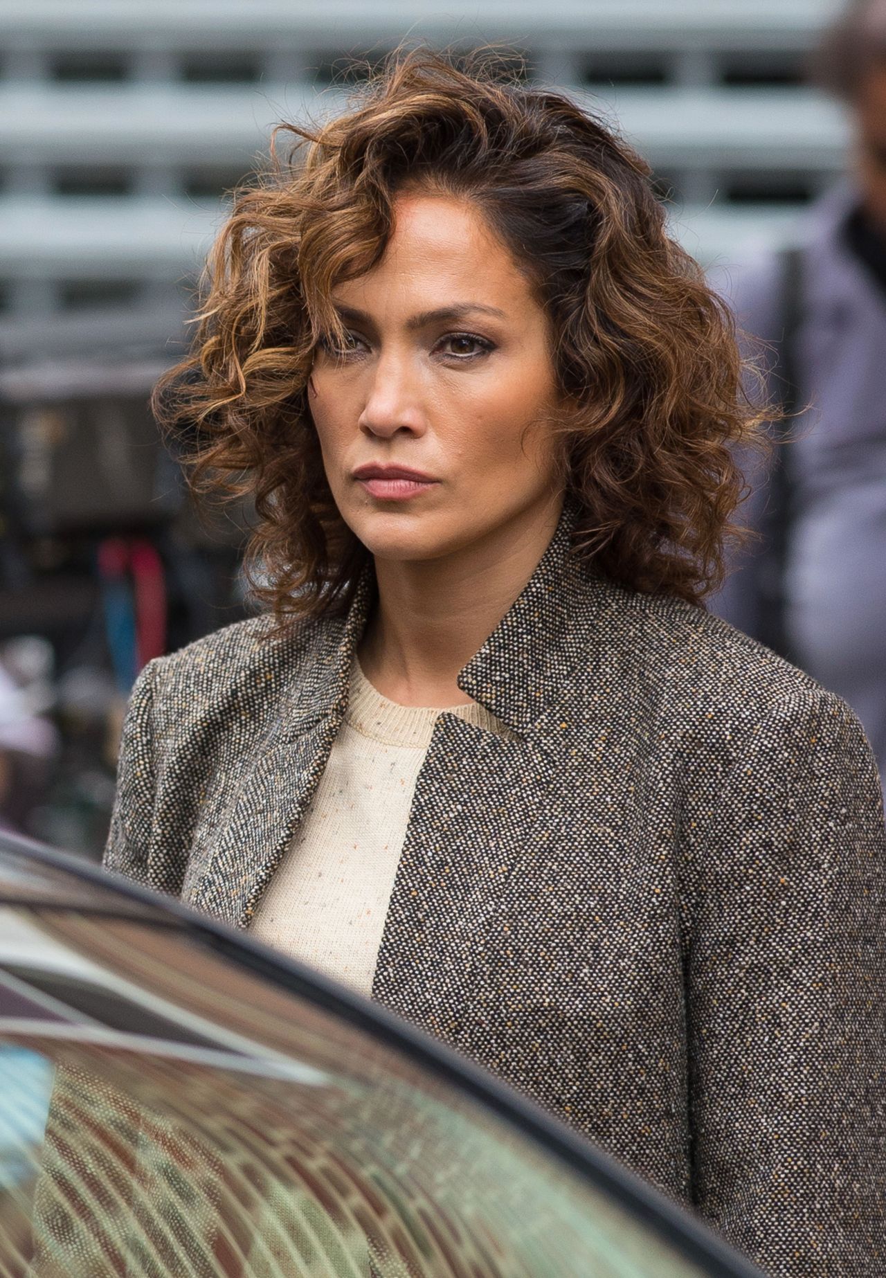 Jennifer Lopez - on the Set of 'Shades of Blue' in NYC ...