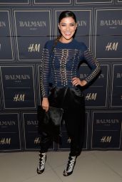 Jessica Szohr – Balmain x H&M Los Angeles VIP Pre-Launch in West Hollywood