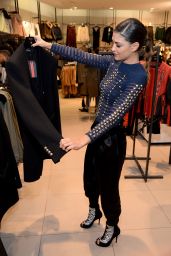 Jessica Szohr – Balmain x H&M Los Angeles VIP Pre-Launch in West Hollywood