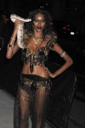 Jessica White – Arriving the Heidi Klum’s 12th Annual Halloween Party at Penthous in New York City 