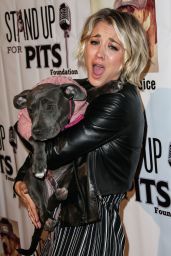 Kaley Cuoco - Stand Up For Pits Comedy Benefit in Hollywood, November 2015