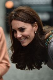 Kate Middleton - Attends Place2Be Headteacher Conference at the Bank of Merrill Lynch in London