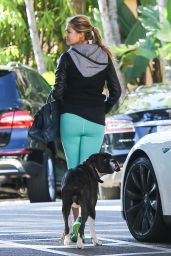 Kate Upton Booty in Leggings -  Arrives at The Beverly Hills Hotel, November 2015