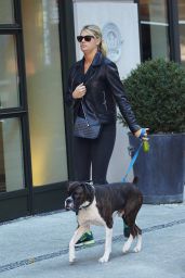 Kate Upton - Walking Her Dog in NYC, October 2015