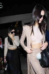 Kendall & Kylie Jenner - Arriving to LAX in Los Angeles, November 2015