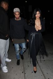 Kylie Jenner Night Out Style - Nice Guy Club in West Hollywood, November 2015